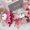 70 Inch Faux Leaf Garland(	White + Dark Purple + Pink)70.87 x 7.9 x 6 inches